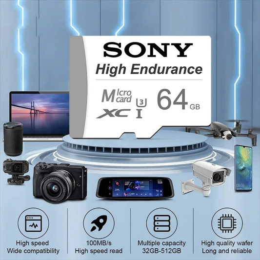 Carte Micro SD 64Go Haute Endurance