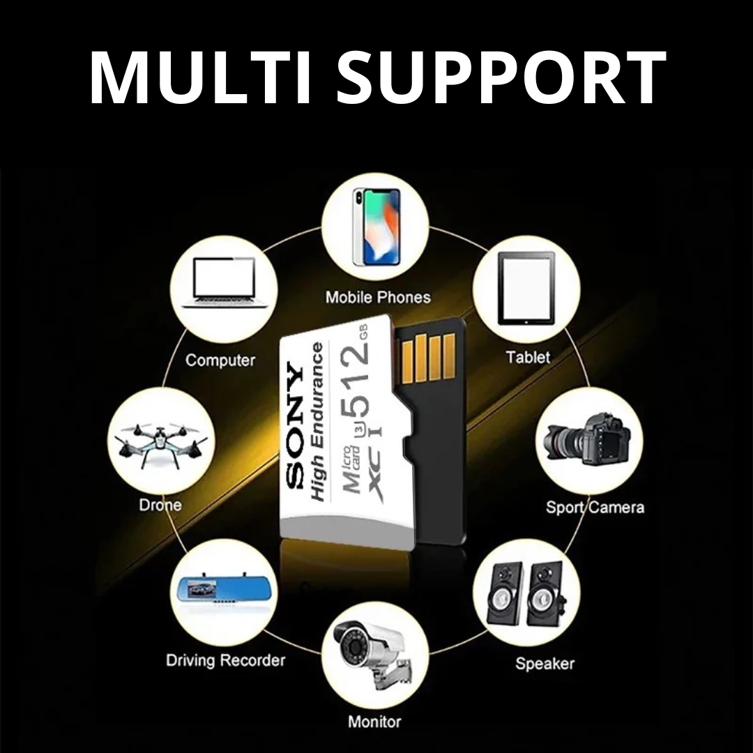 Carte Micro SD 64Go Haute Endurance