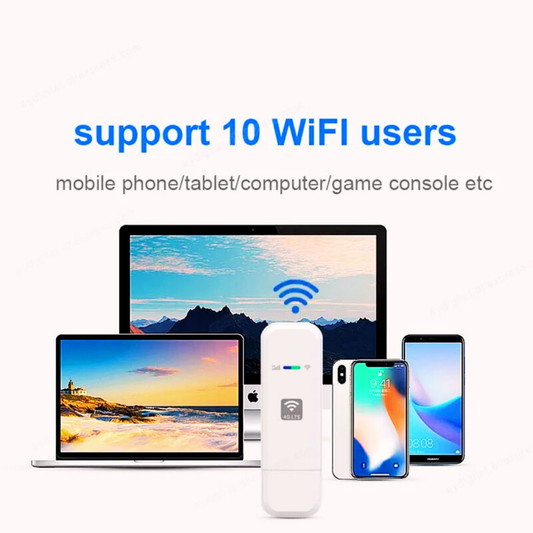 Routeur 4G USB LTE Clé Wi-Fi Nomade 150 Mbps